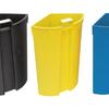 Cubo Reciclaje Acero Inoxidable con Separadores de Color 3X3.3Lt